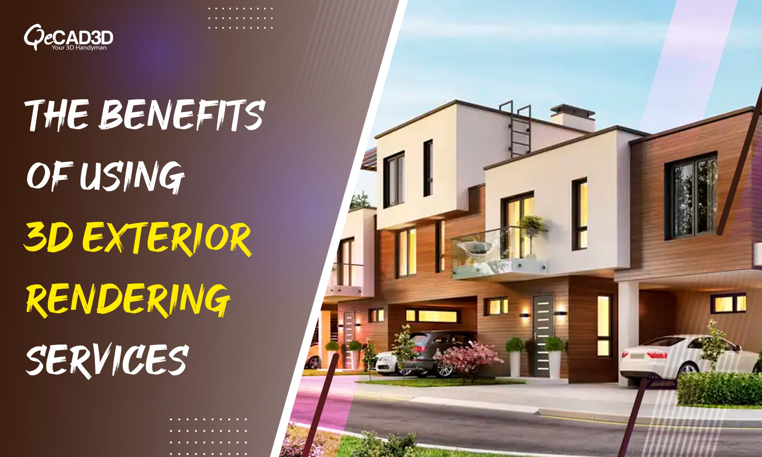 The benefits of using 3D exterior rendering services