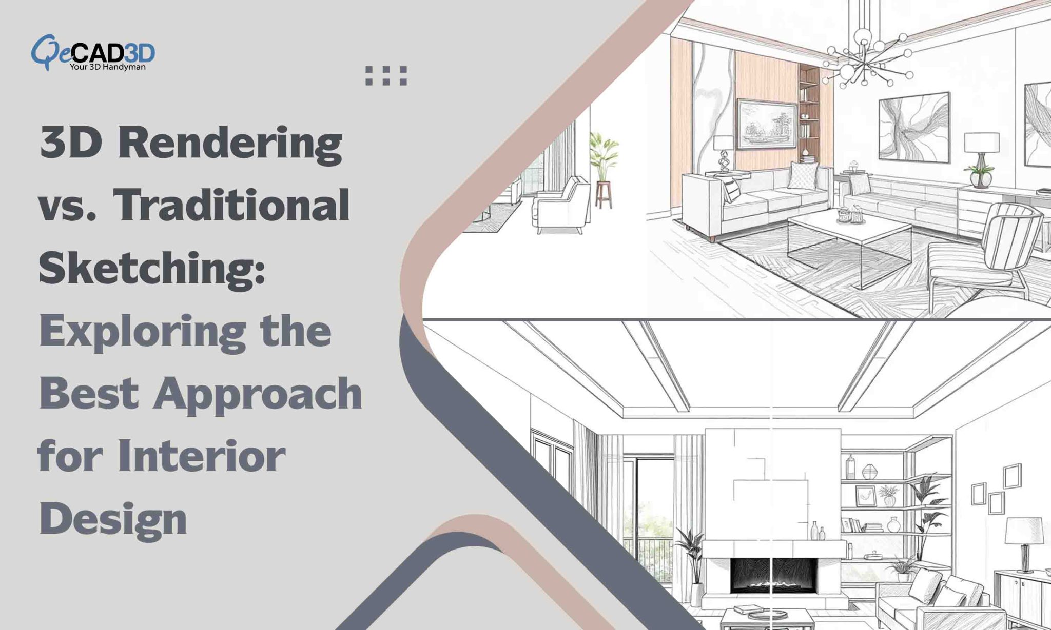3D Rendering vs. Traditional Sketching: Best Approach for Interior Design