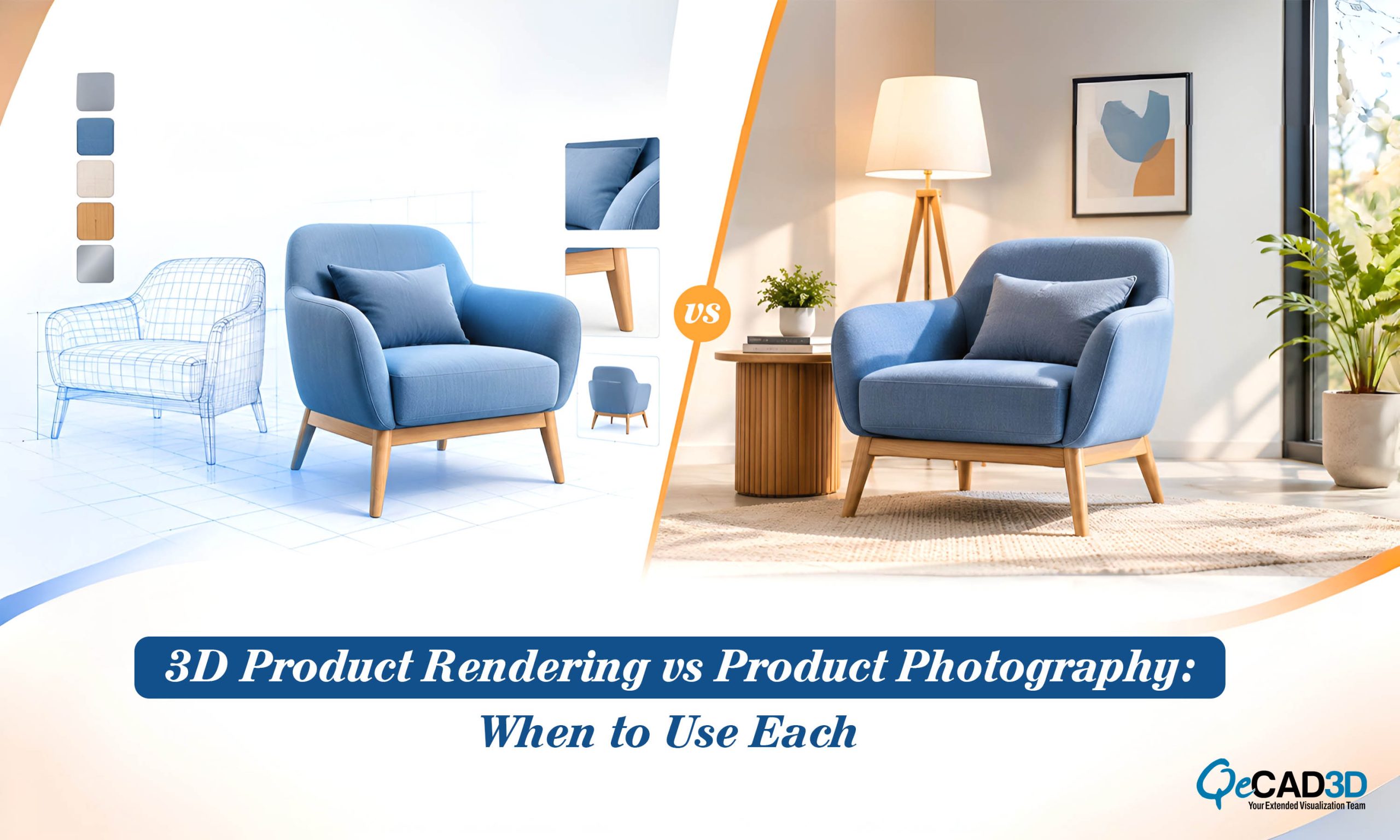 3D Product Rendering vs Product Photography: When to Use Each